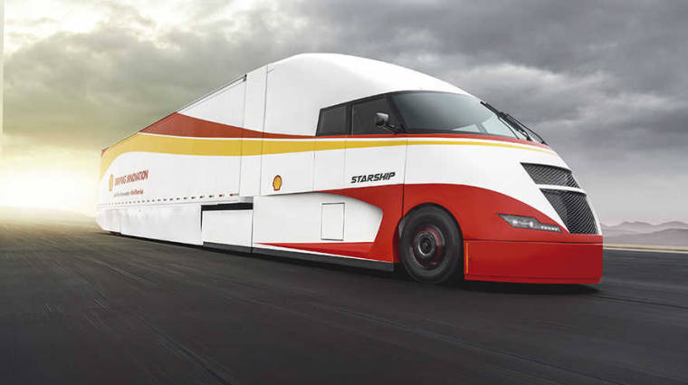El cami&oacute;n Starship de Shell y AirFlow Truck Company mejora la eficiencia de la tonelada de carga un 248%