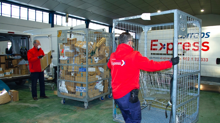 Correos Express obtiene la certificaci&oacute;n de AENOR por su protocolo de actuaci&oacute;n frente al COVID-19. Foto: Twitter Correos Express.