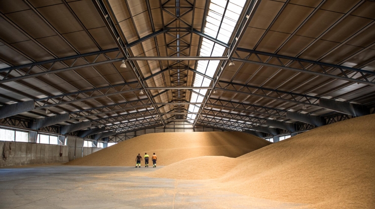 Imagen de archivo de la terminal de cereales del Puerto de Sevilla.