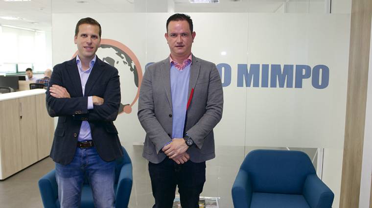 David Soto, director general de MIMPO en Espa&ntilde;a; y Carlos Delf&iacute;n, CEO de MIMPO. Foto I.Pe&ntilde;a.