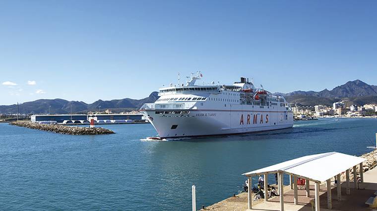 La misi&oacute;n comercial ten&iacute;a previsto zarpar del puerto de Gandia en el &ldquo;Volc&aacute;n de Tijarafe&rdquo;, que opera diariamente la l&iacute;nea Gandia-Ibiza-Palma.