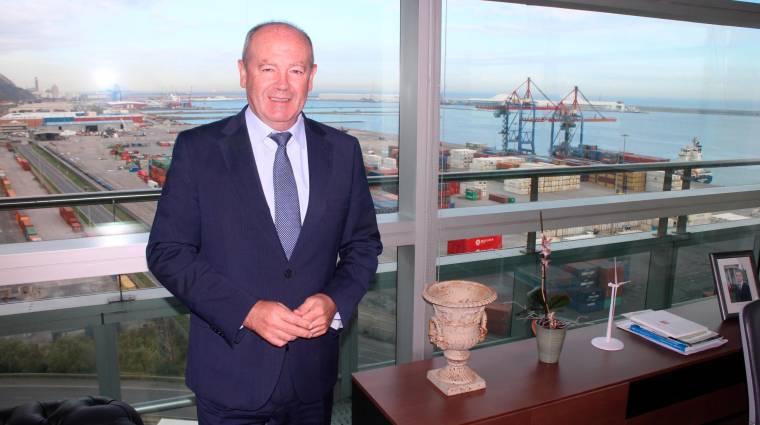 Ricardo Barkala es presidente de la Autoridad Portuaria de Bilbao desde julio de 2018. Foto J.P.