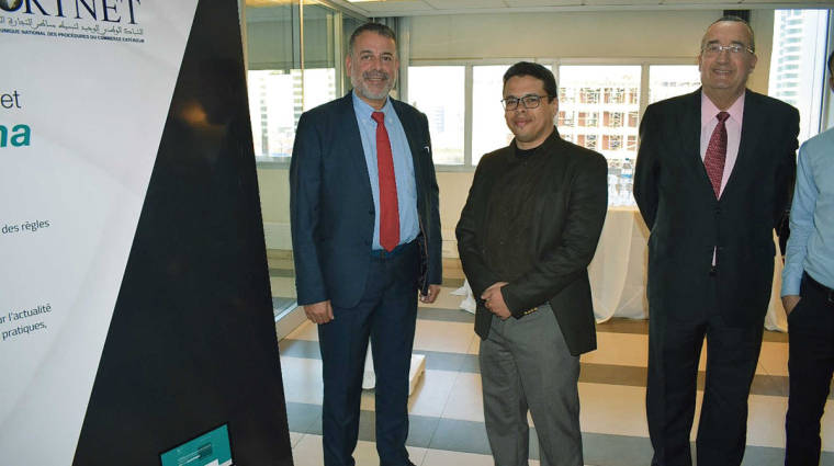 A la izquierda de la imagen, Abdelaziz Ennaciri, director de Portel &Aacute;frica; y a la derecha de la imagen Jorge Torrent, CEO de Portel.