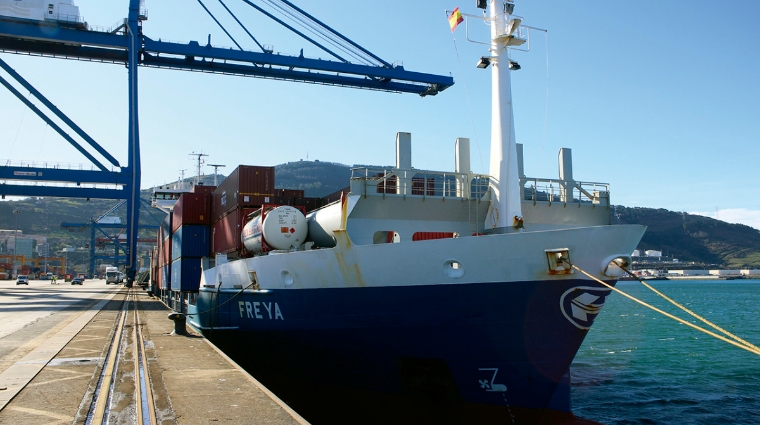 El &ldquo;Freya&rdquo; arrib&oacute; al Puerto de Bilbao pasadas las 12:30 horas de ayer y tiene prevista su salida a mediod&iacute;a de hoy desde CSP Iberian Bilbao Terminal. Foto J.P.