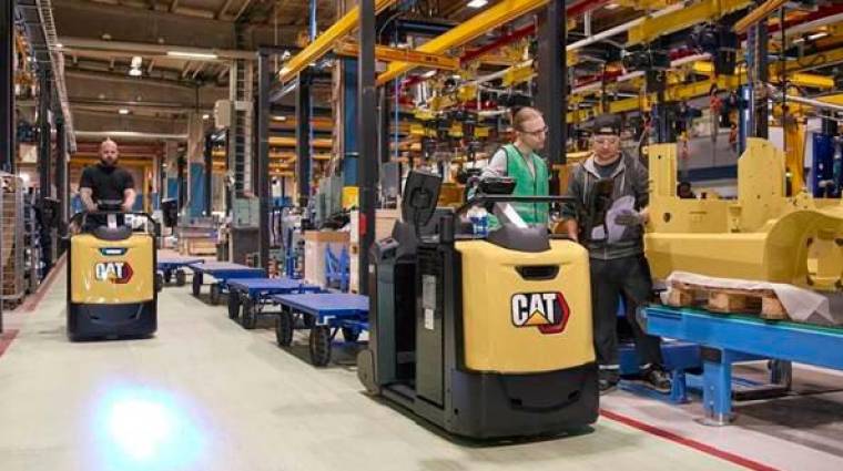 CAT ofrece la opción de instalar baterías de iones de litio en sus equipos de almacén.
