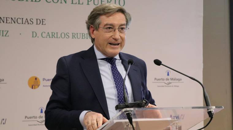El presidente de la Autoridad Portuaria de Sevilla, Rafael Carmona.