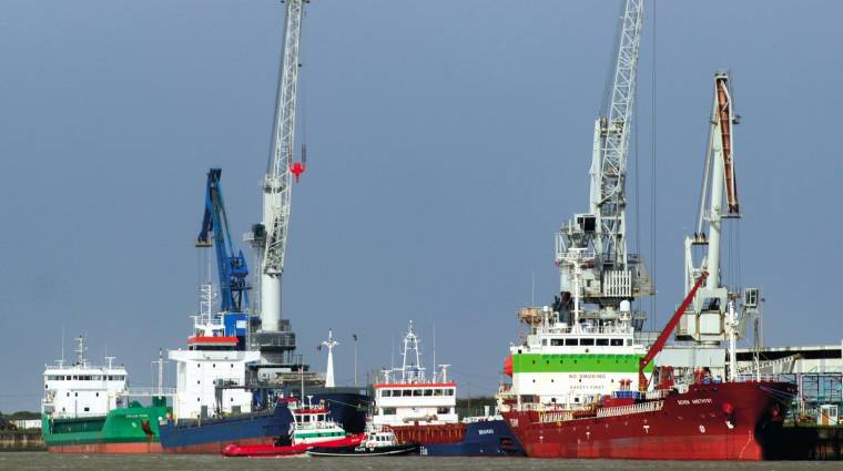 Los equipos públicos (grúas y tolvas) continúan progresando, alcanzado en la actualidad el 33,08% de las toneladas manipuladas en el puerto vasco-francés,
