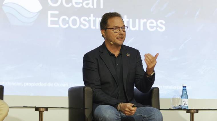 Ignasi Ferrer, cofundador de Ocean Ecostructures, en la I Jornada Cátedra Smart Ports.