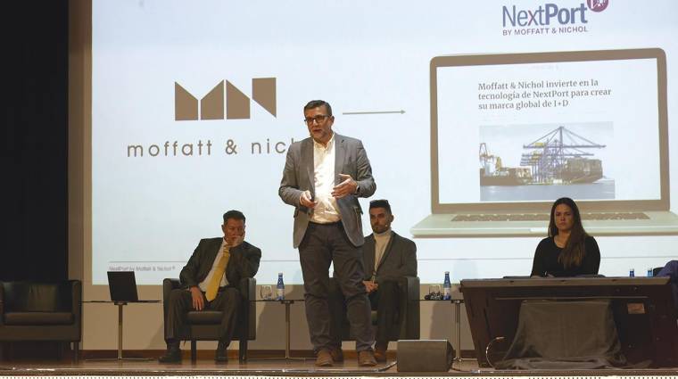 José García, Senior Product Manager de NextPort, en la I Jornada Cátedra Smart Ports.