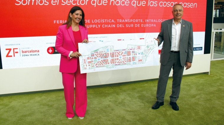 Blanca Sorigué, directora general del CZFB y Pere Navarro, delegado especial del Estado para el CZFB. Foto: J.P.
