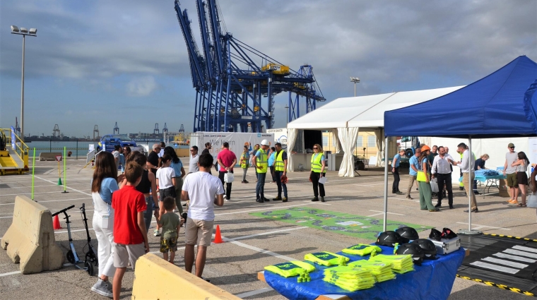 Un momento de la celebración del Global Safety Day en APM Terminals Valencia.