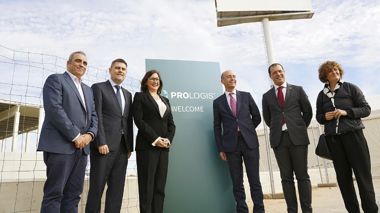 Representantes de Prologis, Alcampo, Grupo Ocado y Ayuntamiento de San Fernando de Henares.