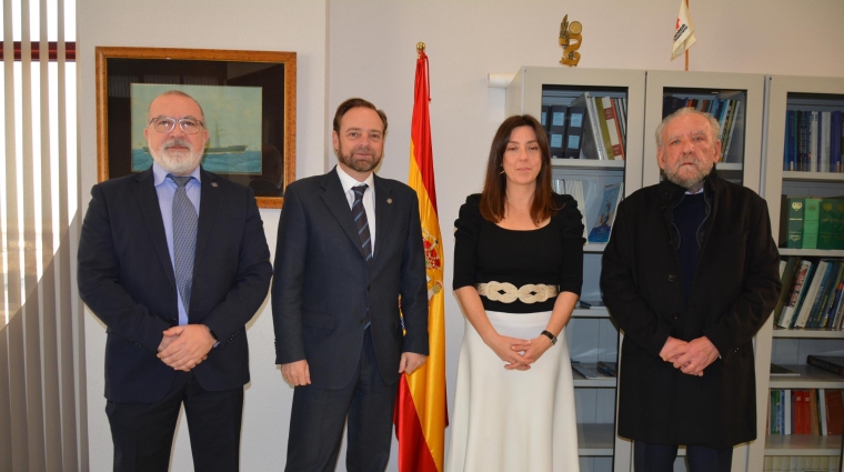 De izquierda a derecha: Antonio Crespo, Alfredo Soler, Elena Delgado y Felipe Cano.