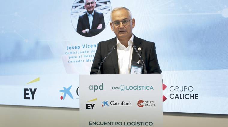 Josep Vicen Boira, comisionado del Gobierno para el Corredor Mediterráneo. Foto J.C.P.