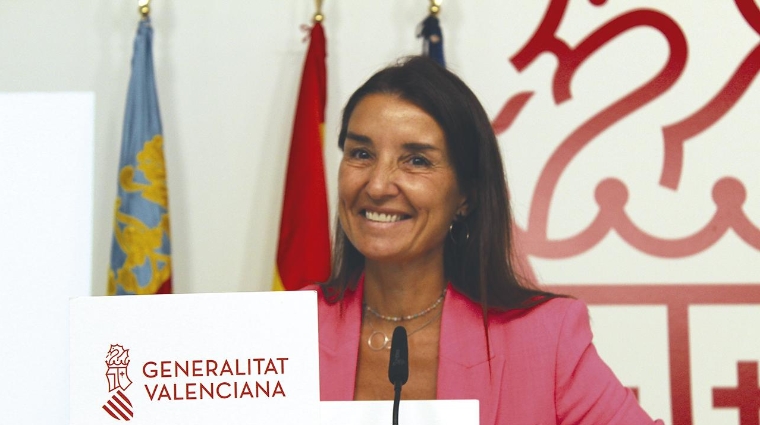 La consellera de Hacienda, Economía y Administración Pública y portavoz del ejecutivo valenciano, Ruth Merino.