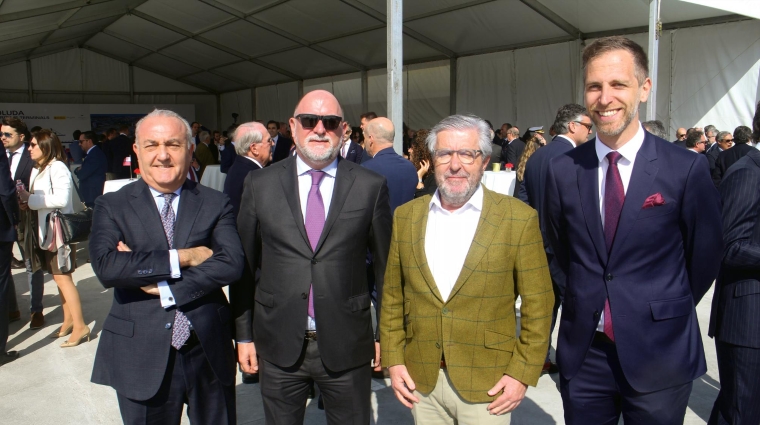 Carlos González, Algeposa; Ximo Ramón, Noatum; Víctor Martín, Noatum; Gonzalo Calero, Boluda. Foto J.P.