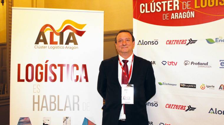 Ángel Gil, gerente de ALIA, durante la celebración de ALIA Logistics Summit 2022. Foto B.C.