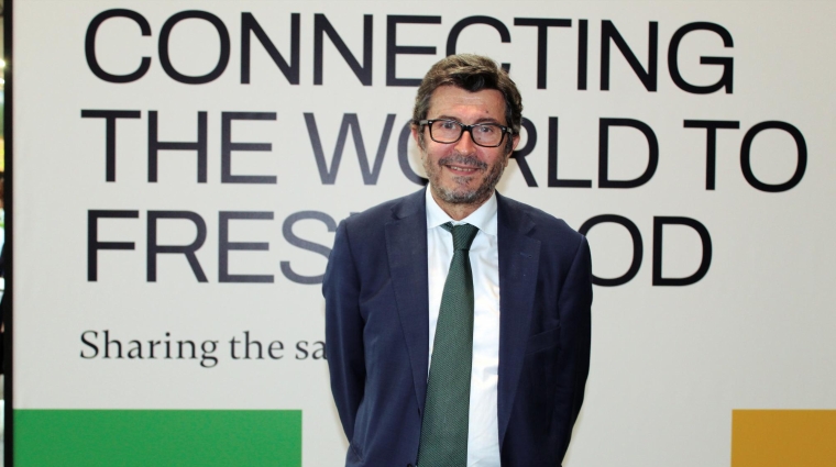 Álvaro Rodríguez Dapena, presidente de Puertos del Estado, en la edición anterior de Fruit Attraction.