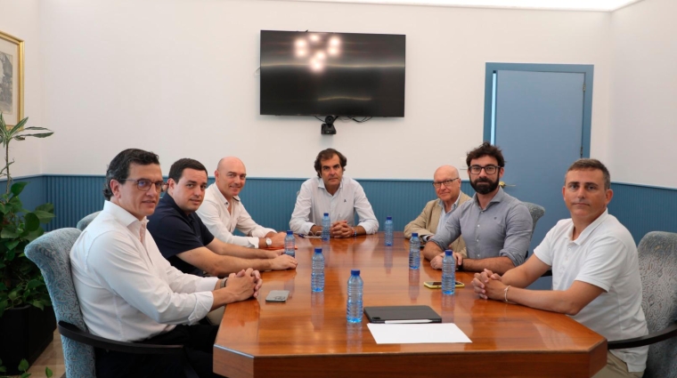 Momento de la reunión entre la APC y representantes del Colegio de Ingenieros de Caminos, Canales y Puertos.