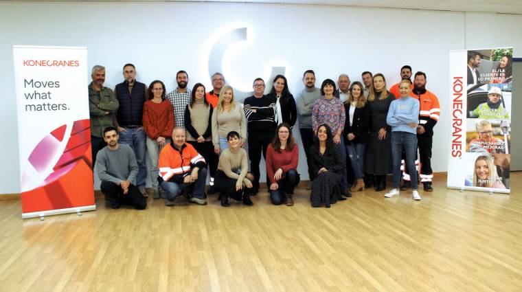 La compañía ha celebrado diversos eventos en oficinas repartidas por todo el mundo, como es el caso de la de Konecranes en Valencia. Foto J.C.P.