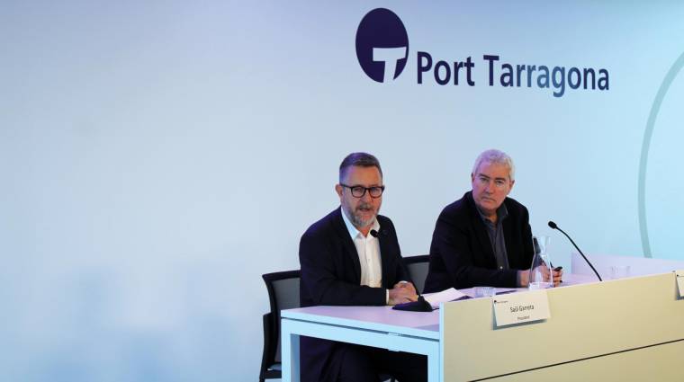 Saül Garreta, presidente; y Ramón García, director general de Port Tarragona. Foto C.C