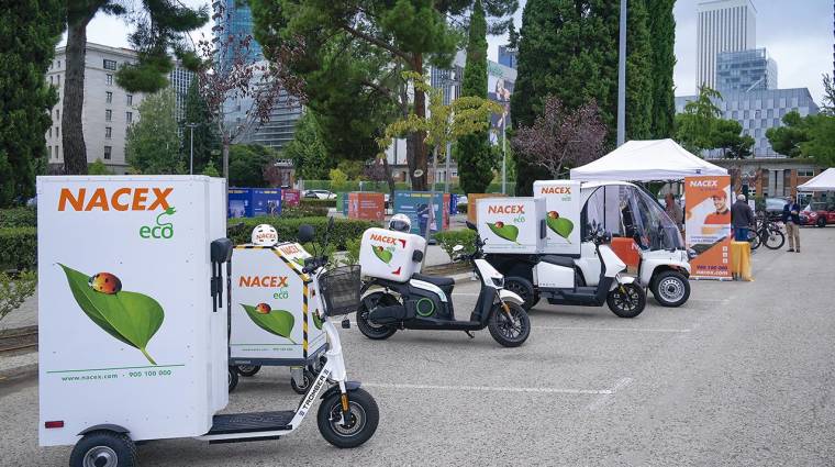 La organización del evento preparó un circuito de pruebas donde Nacex participó con vehículos sostenibles.