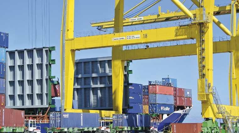 Los fletes por contenedor de 40 pies entre Asia y el norte de Europa repuntan.