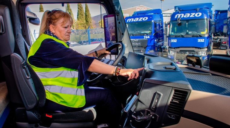 Ana, una de las conductoras del Grupo Mazo, miembro de ASTIC.