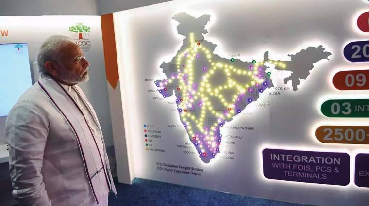 El primer ministro de India, Narendra Modi, lanzó la Política Nacional de Logística como una ambiciosa iniciativa para transformar el país en un centro logístico de clase mundial.
