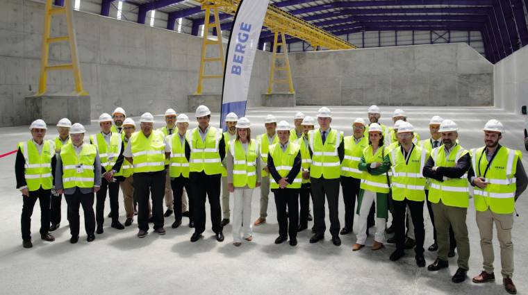 Bergé inaugura su nueva terminal mecanizada en el puerto de Huelva.