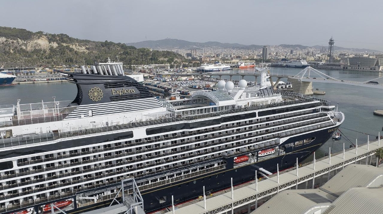 El Port de Barcelona ha acogido al buque antes de su viaje inaugural desde Copenhague (Dinamarca).