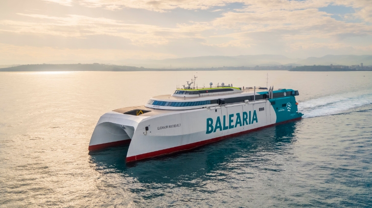 Bale&agrave;ria incorporar&aacute; a la ruta D&eacute;nia-Ibiza-Palma el buque de GNL &quot;Eleanor Roosevelt&quot;