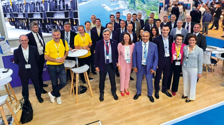 La comunidad portuaria de Bilbao es pionera a nivel nacional en su participación en BreakBulk Europe, apoyada en su alta especialización en este tráfico. Foto J.P.