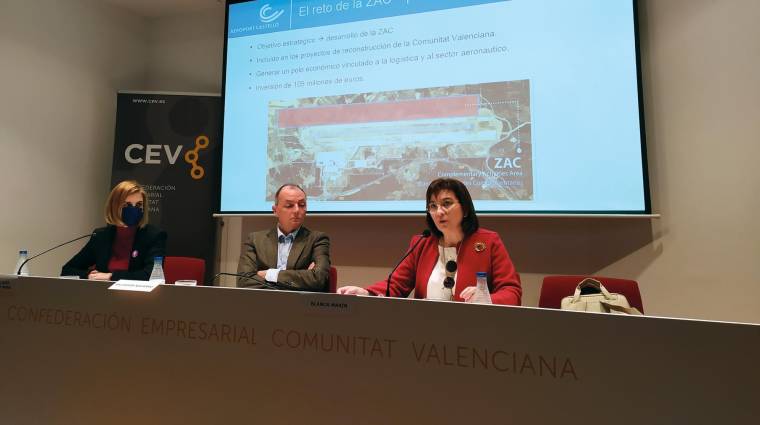 La presentación del proyecto se ha llevado a cabo hoy en la sede de la CEV de Valencia.