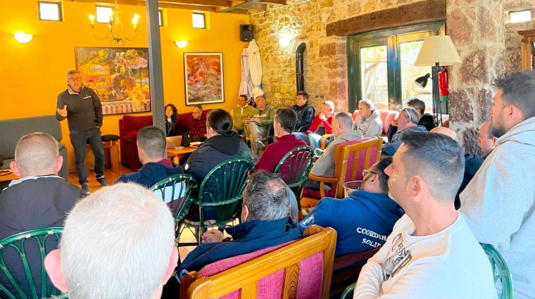 Junto al Coordinador general de CETP, Miguel Ángel Hormigo, estuvieron presentes los cinco coordinadores de zona.