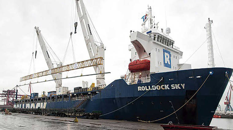 El &ldquo;Rolldock Sky&rdquo; es uno de los buques de la flota S-Class de la naviera holandesa Rolldock, perteneciente a Roll Group.