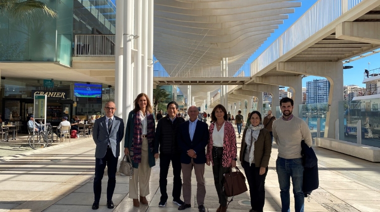 Visita de SeaDream a Málaga.