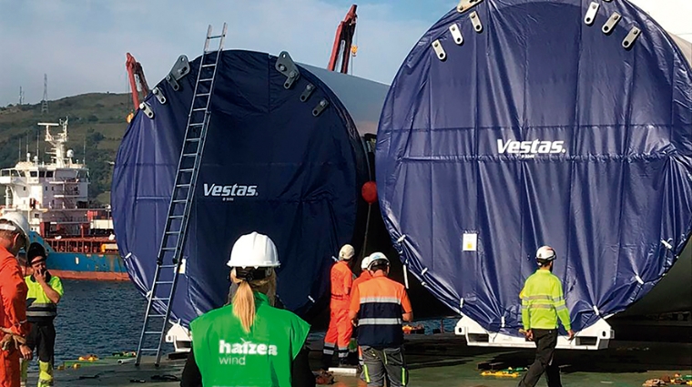 Su ubicaci&oacute;n en el Puerto de Bilbao permite a Haizea Wind una log&iacute;stica competitiva y sin restricciones dimensionales.