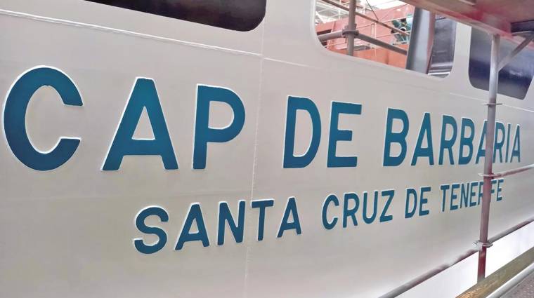 El “Cap de Barbaria” es el primer ferry eléctrico de la compañía y de toda España.