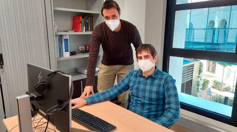 Ángel Laguna y Pablo Giménez, miembros del equipo de la Fundación Valenciaport que participan en el proyecto.