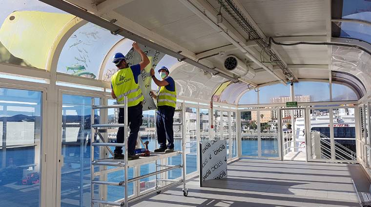 La APBA mejora el acondicionamiento t&eacute;rmico de los t&uacute;neles de embarque de la Estaci&oacute;n Mar&iacute;tima de Algeciras.