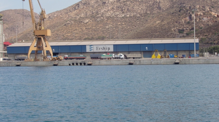 Instalaciones de Ership en el Puerto de Cartagena.