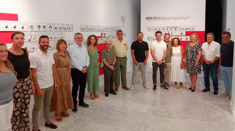 Hoy ha tenido lugar el acto inaugural de la exposición en la casa de cultura Marqués de González de Quirós.
