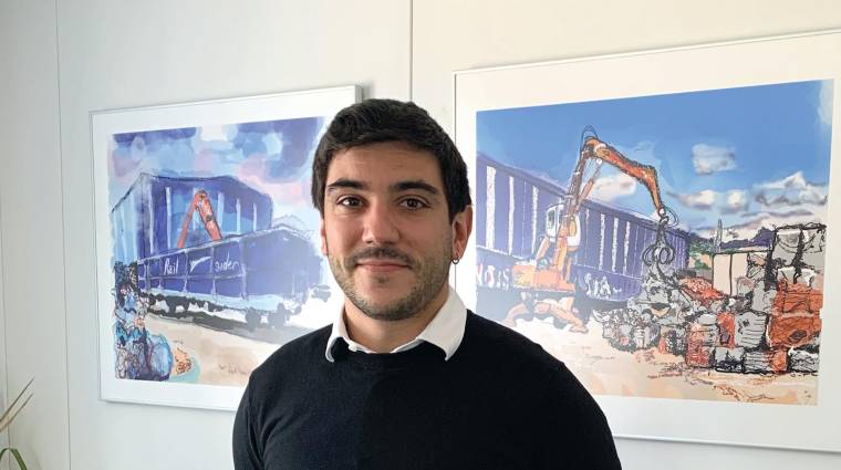 Ferran Busquets, nuevo responsable de Desarrollo Comercial y Ventas de Railsider Mediterráneo, en la sede de Sagunto.