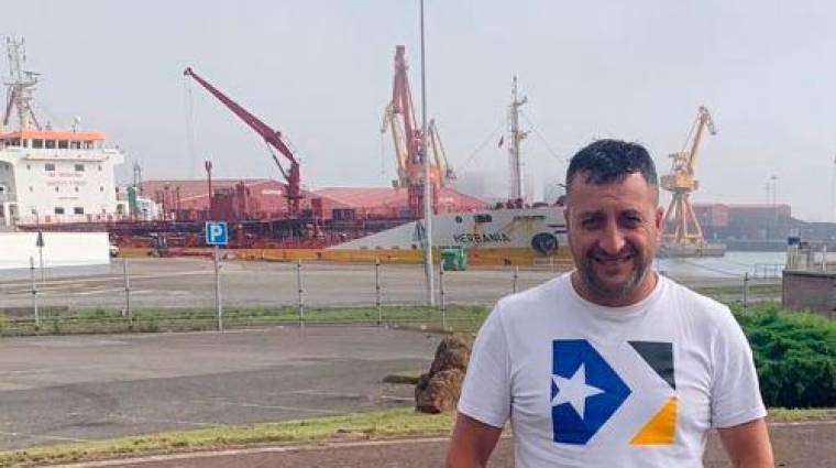 Fernando Delgado, nuevo responsable de Coordinadora en el Puerto de Avilés.