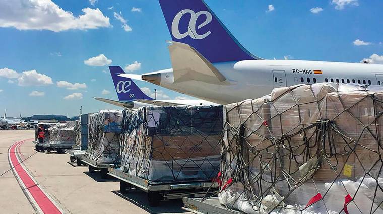 Air cargo: la export cae un 4,4%
