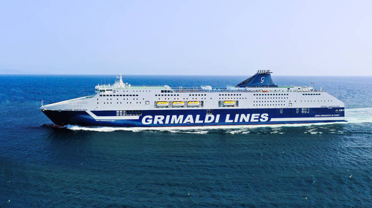 Grimaldi Lines retoma sus rutas regulares extremando las medidas de seguridad.