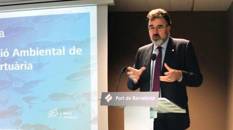 Lluís Salvadó, presidente de la Autoridad Portuaria de Barcelona. Foto M.V.