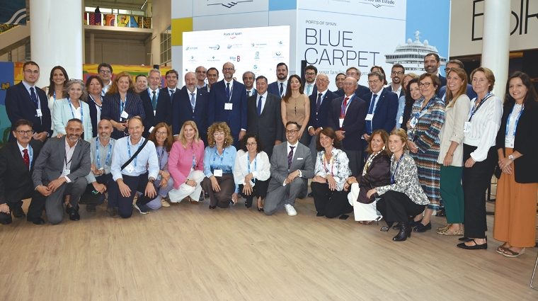 Representación de las autoridades portuarias españolas y Puertos del Estado en Seatrade Europe 2025. Foto J.C.P.
