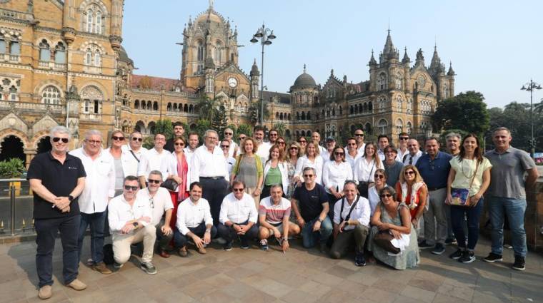 Participantes en la Misión Empresarial del Puerto de Barcelona en Bombay. Foto JJM.
